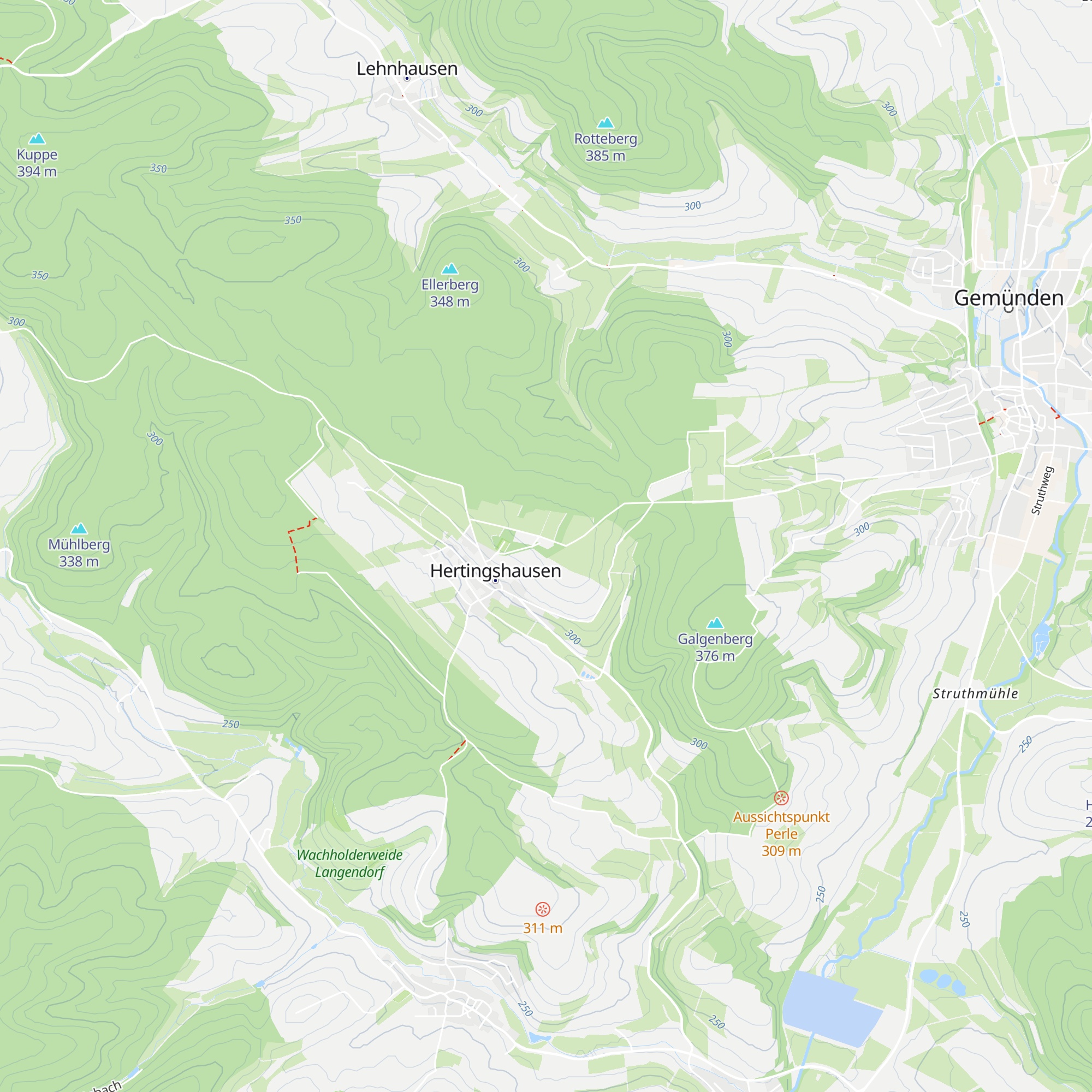 Grillhütte Hertingshausen map