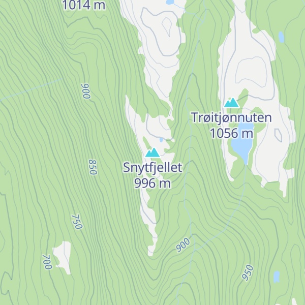Map of Snytfjellet
