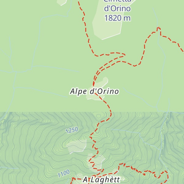 Map of Capanna Orino