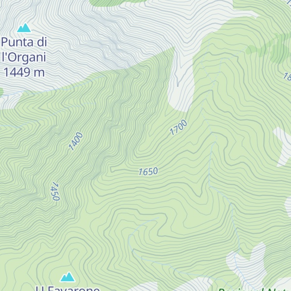 Map of Crête de Sambucu