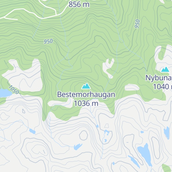 Map of Bestemorhaugan
