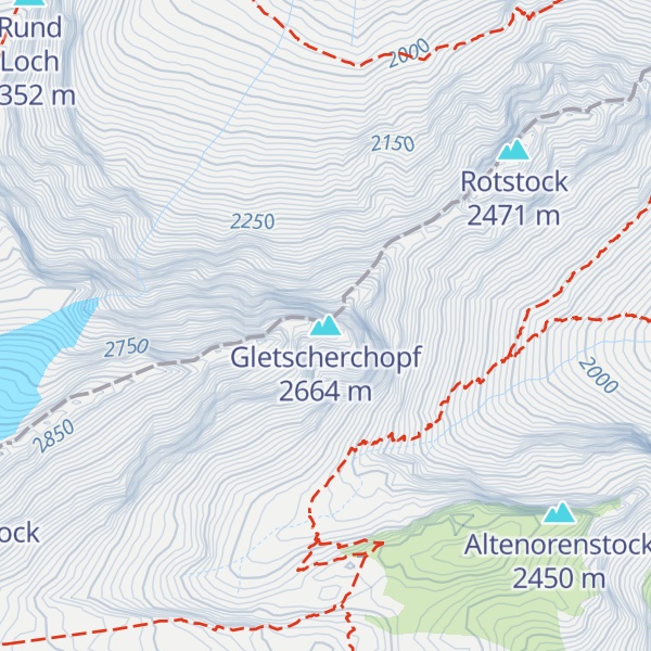 Map of Gletscherchopf