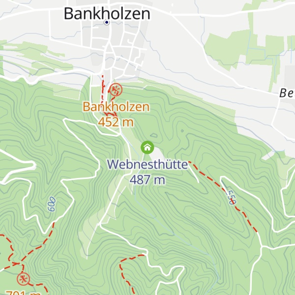 Map of Webnesthütte