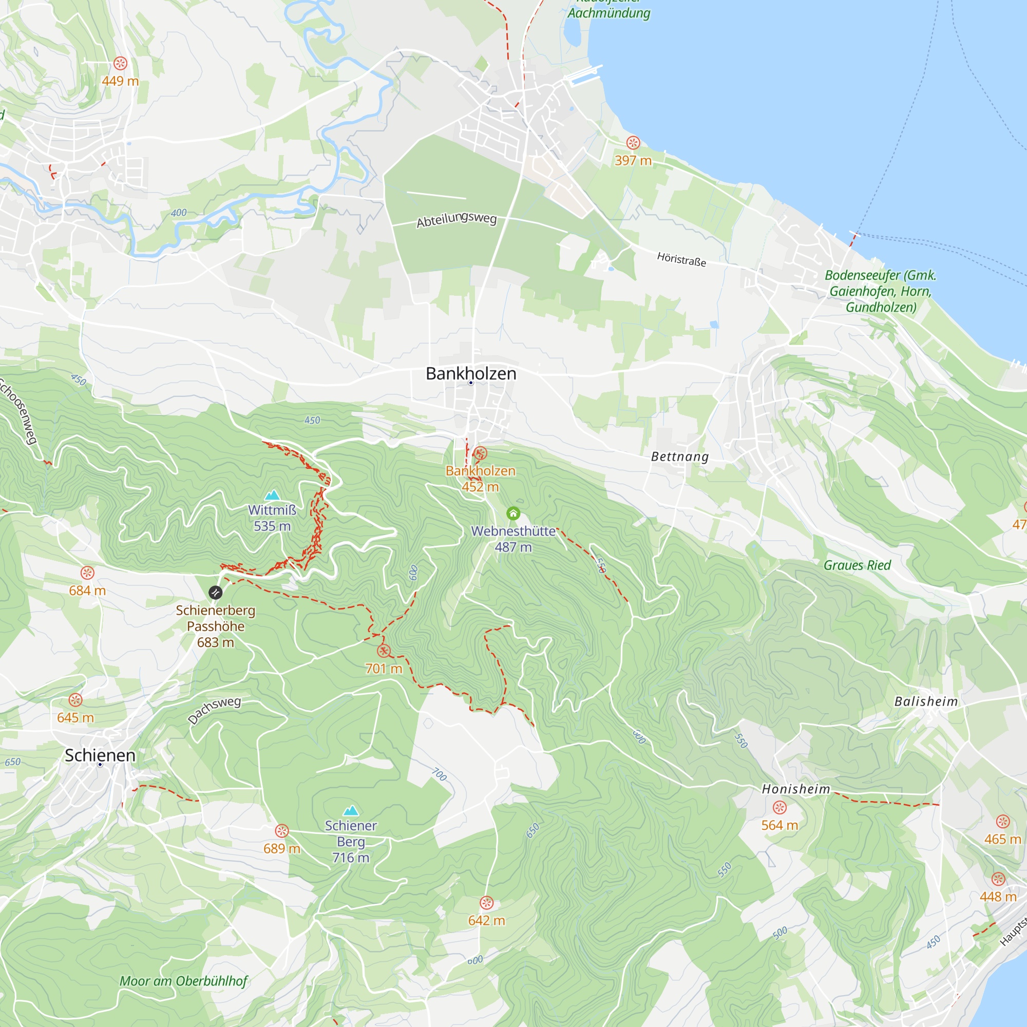 Webnesthütte map