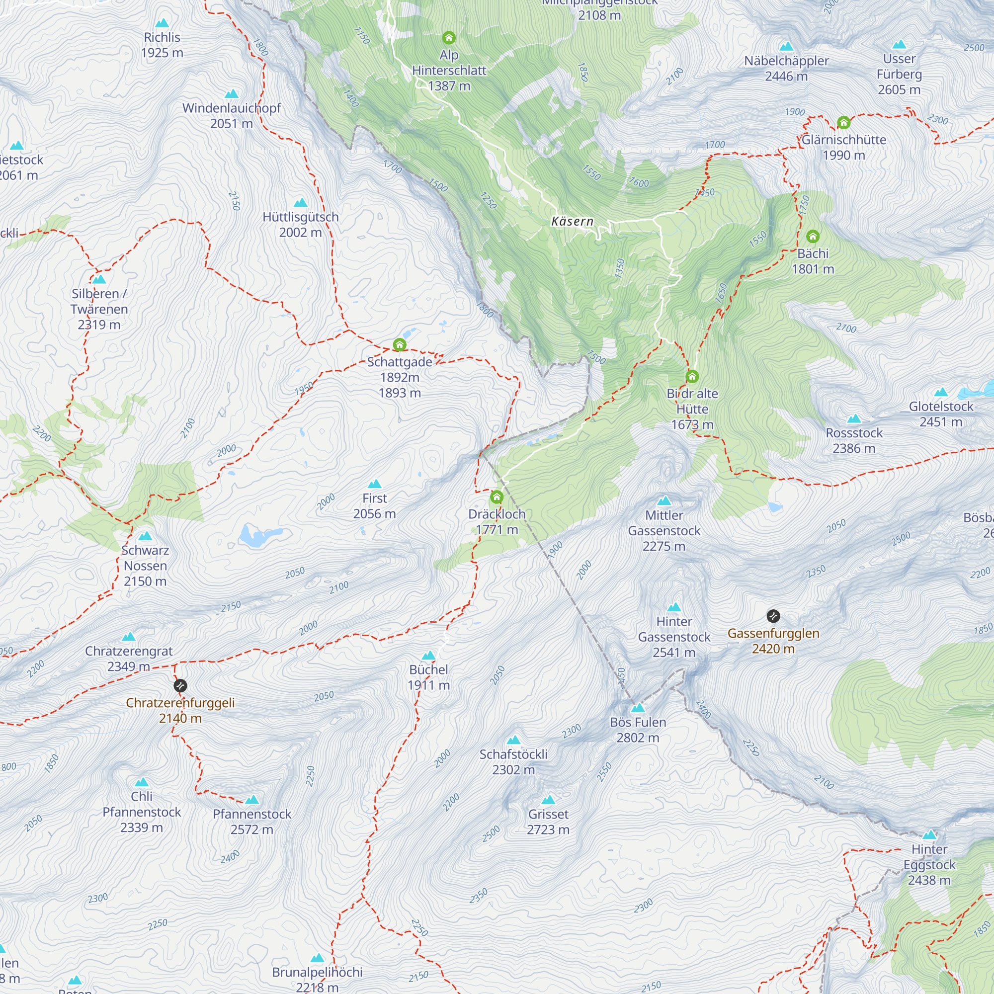 Dräckloch map