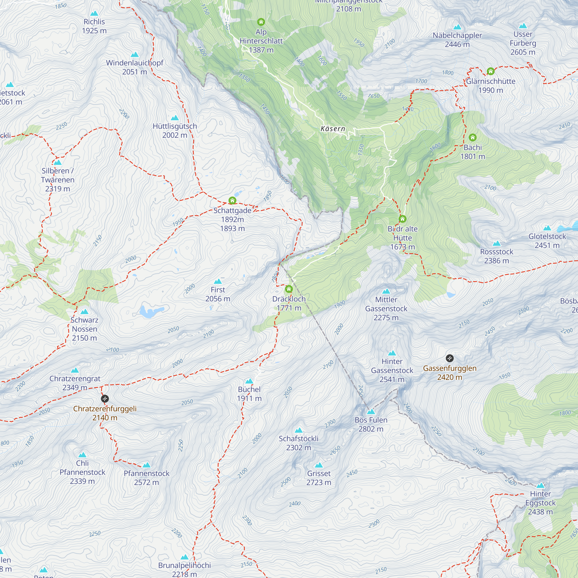 Dräckloch map