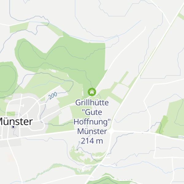 Map of Grillhütte "Gute Hoffnung" Münster