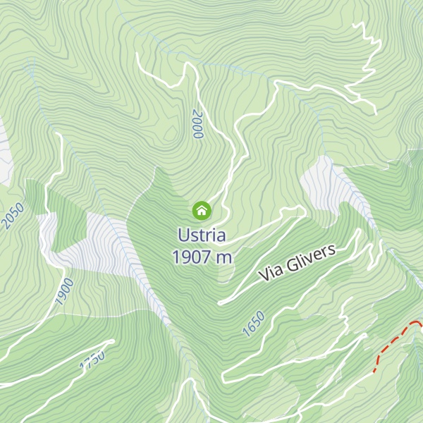 Map of Alp Glivers