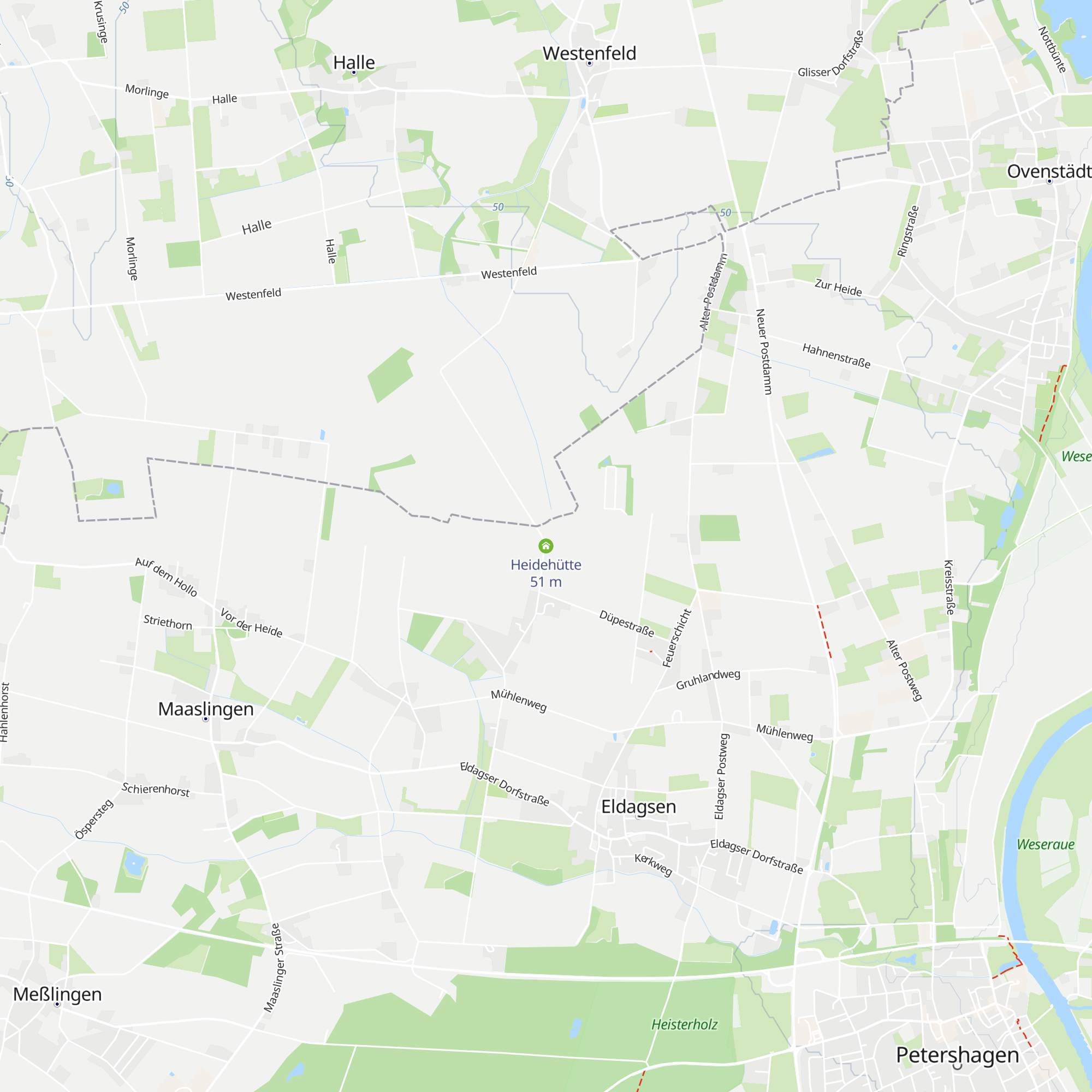 Heidehütte map