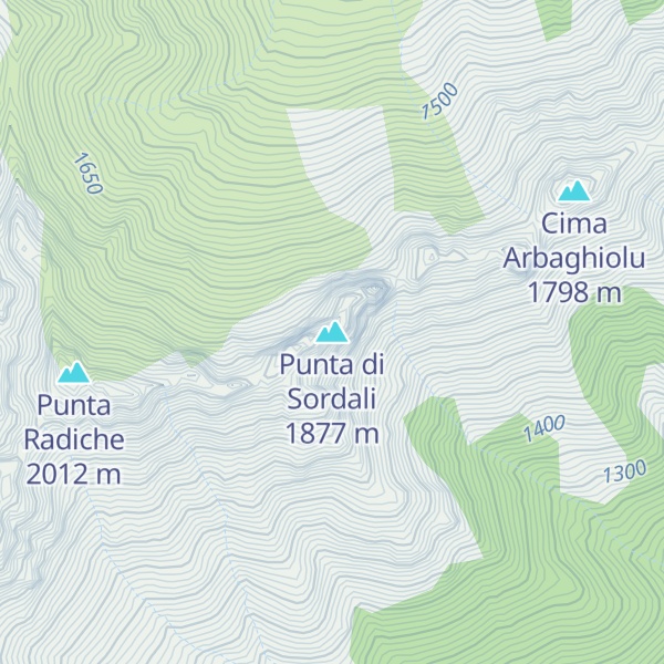 Map of Punta di Sordali