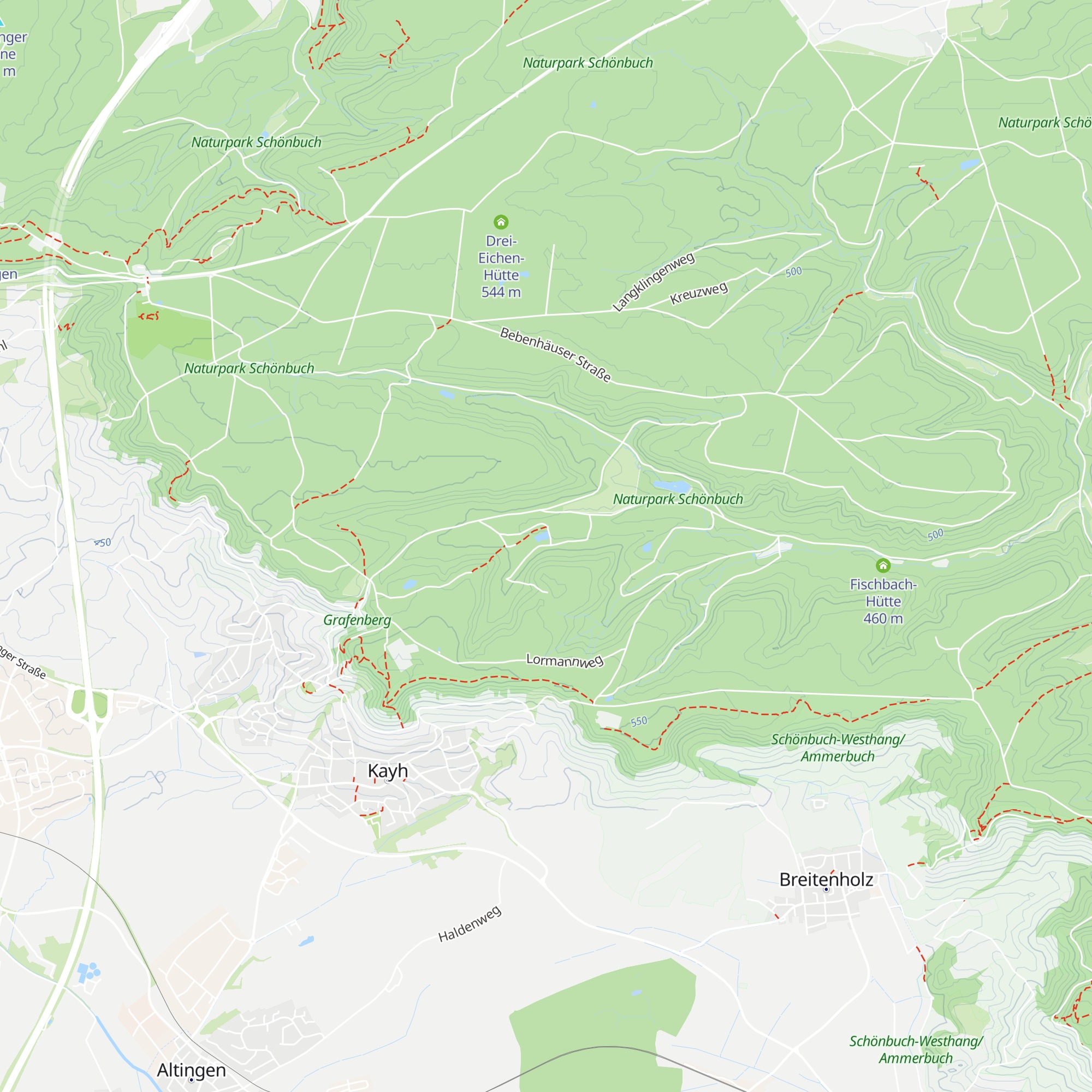 Fischer-Hütte map