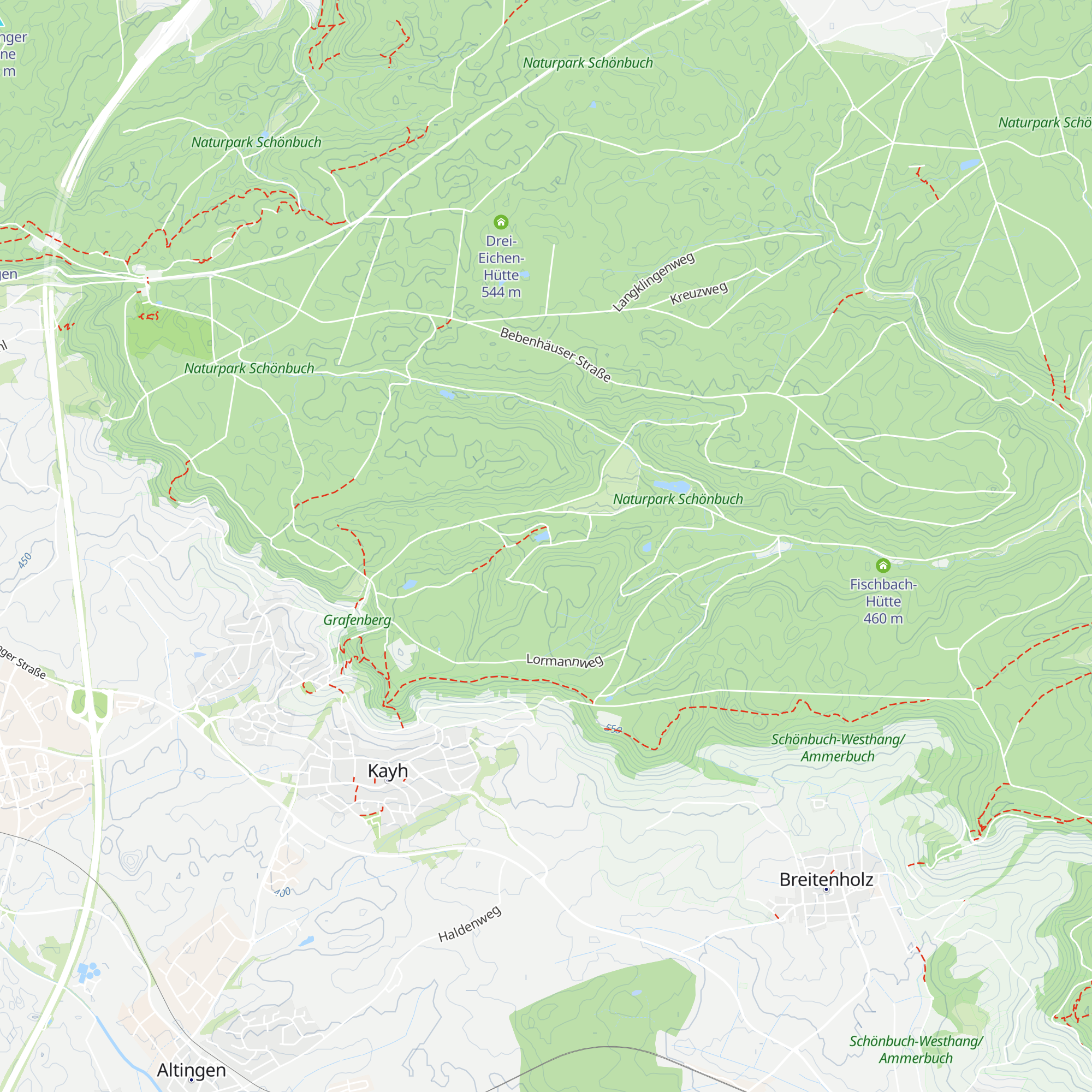Fischer-Hütte map