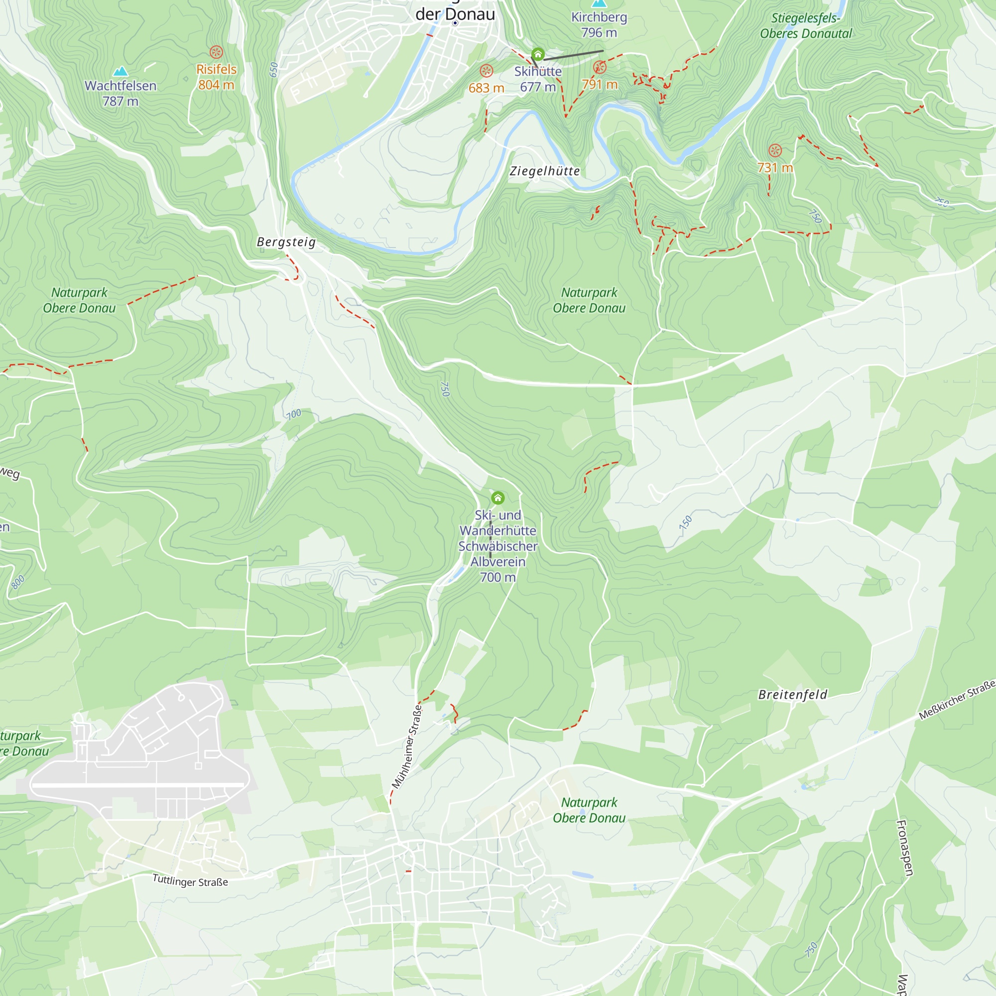 Ski- und Wanderhütte Schwäbischer Albverein map