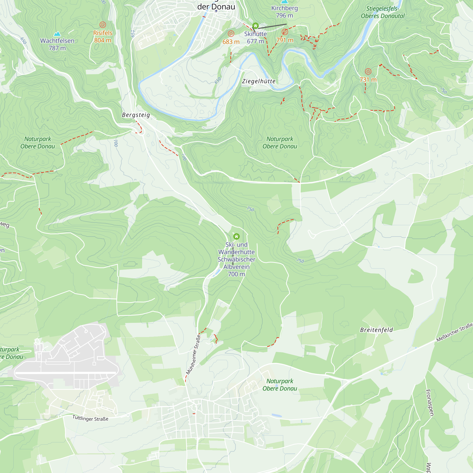 Ski- und Wanderhütte Schwäbischer Albverein map