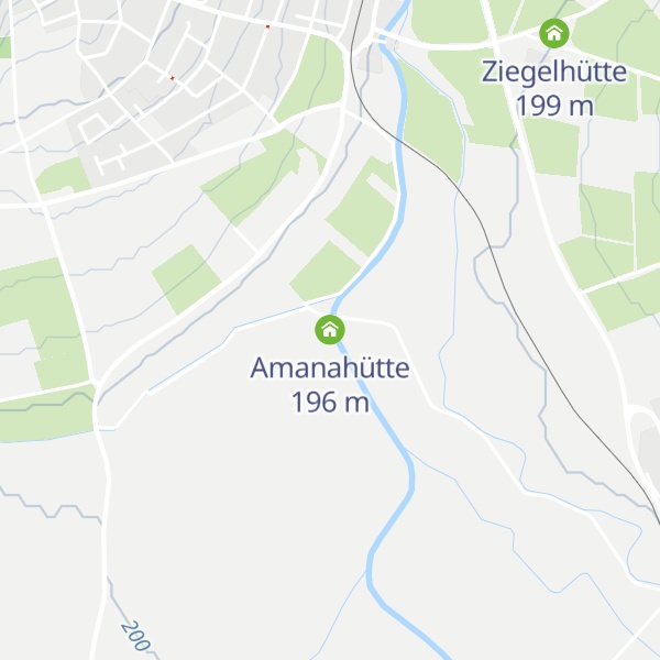 Map of Amanahütte