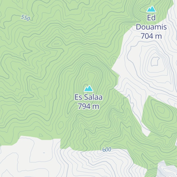 Map of Es Salaa