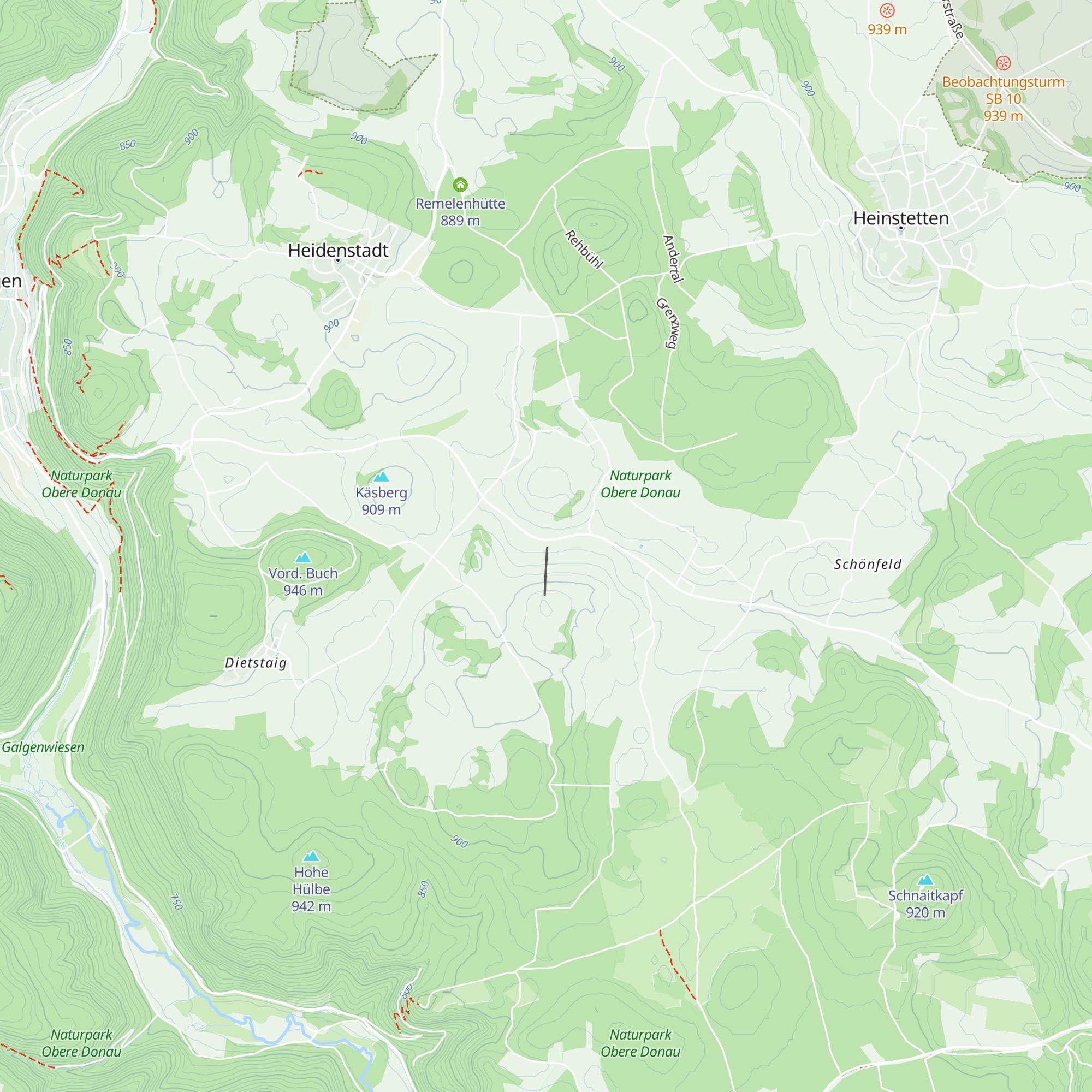 Skihütte TSV Nusplingen map