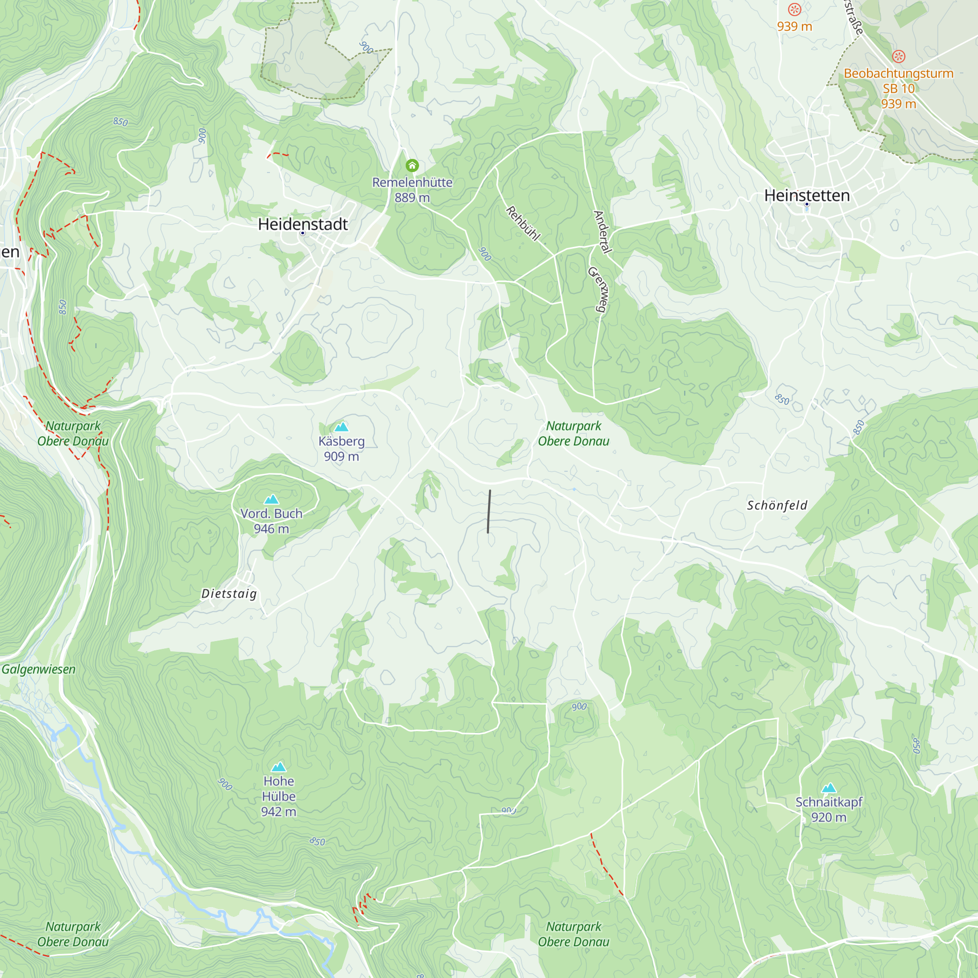 Skihütte TSV Nusplingen map