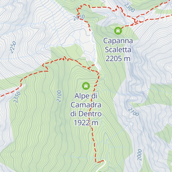 Map of Alpe di Camadra di Dentro