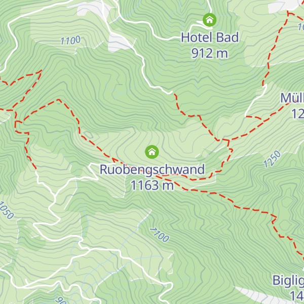 Map of Ruobengschwand