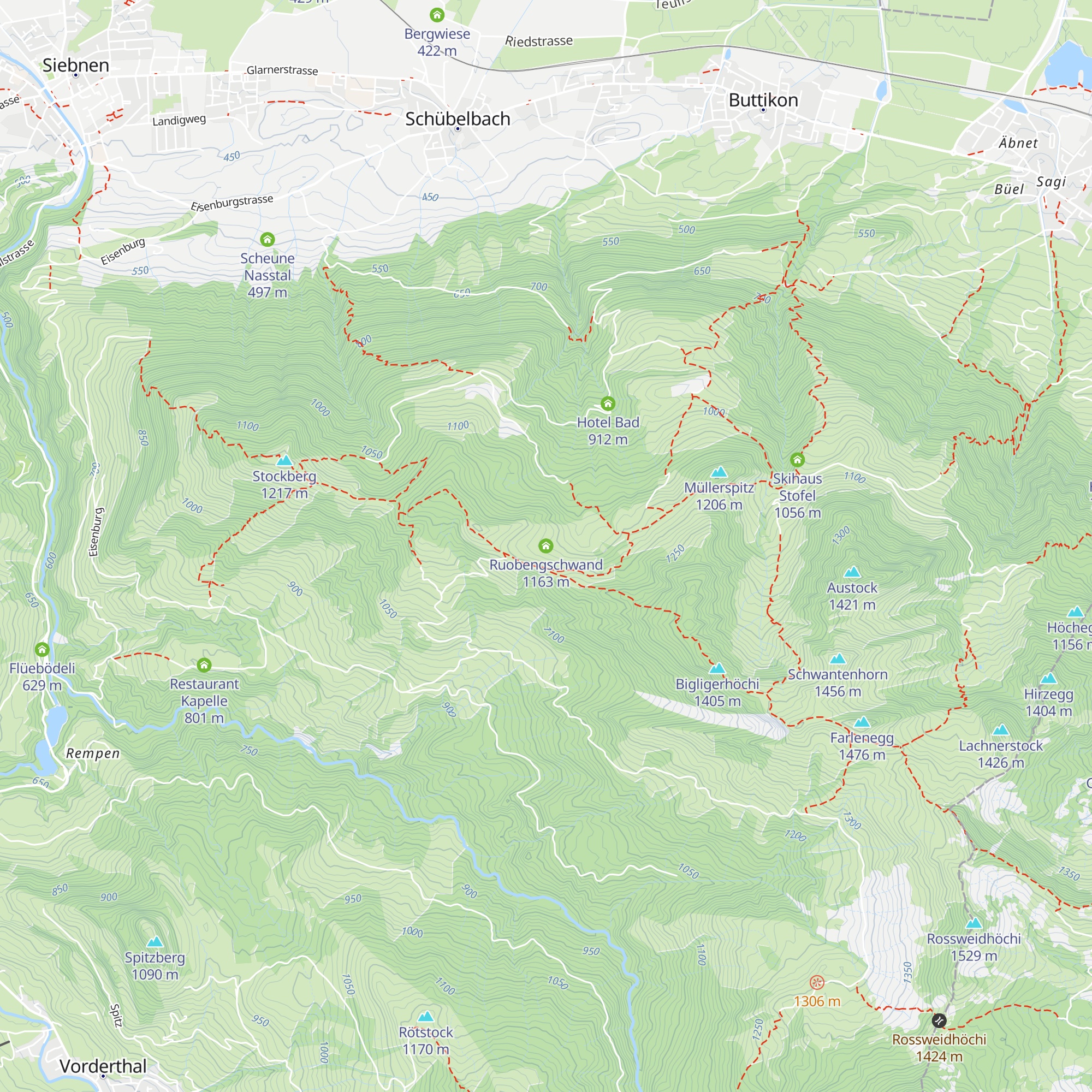 Ruobengschwand map
