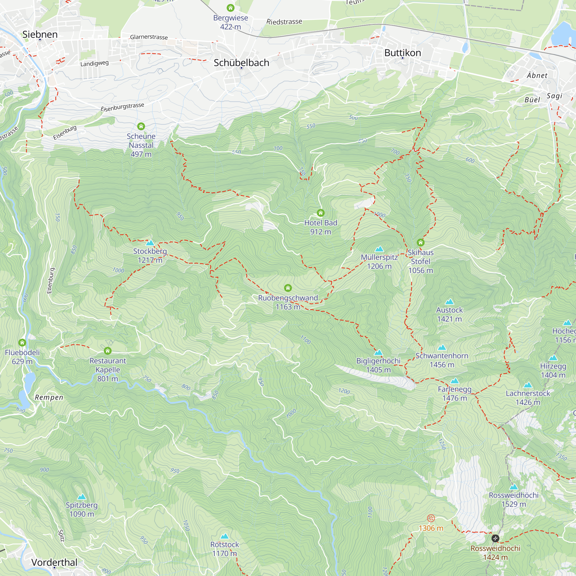Ruobengschwand map
