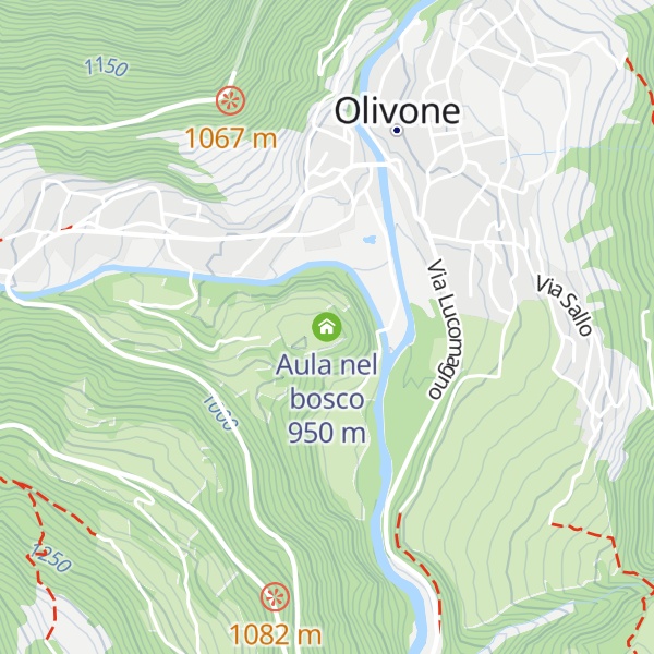 Map of Aula nel bosco