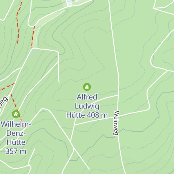 Map of Alfred Ludwig Hütte