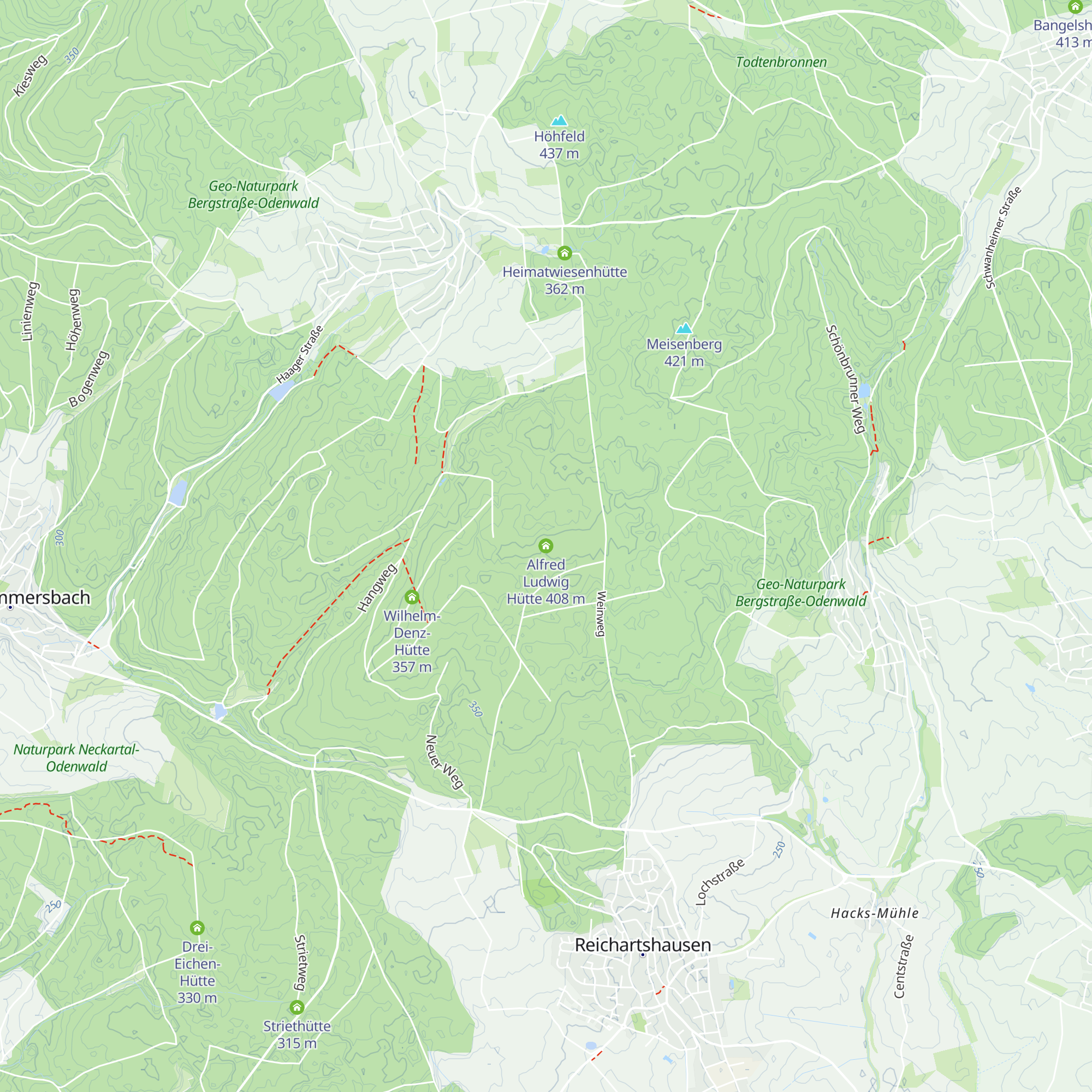 Alfred Ludwig Hütte map