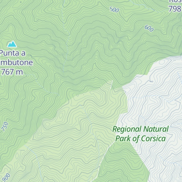 Map of Punta di a Malandrina