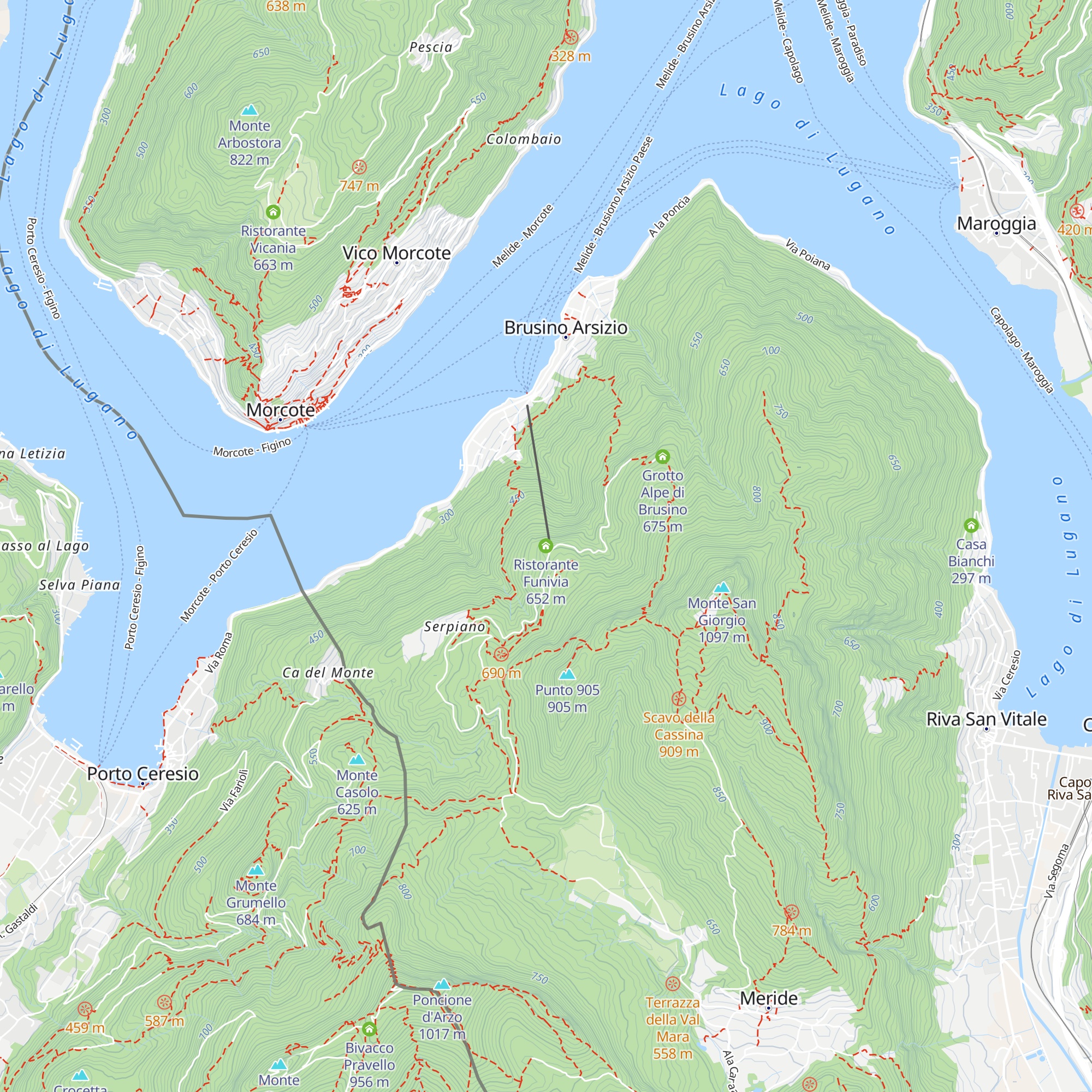 Ristorante Funivia map
