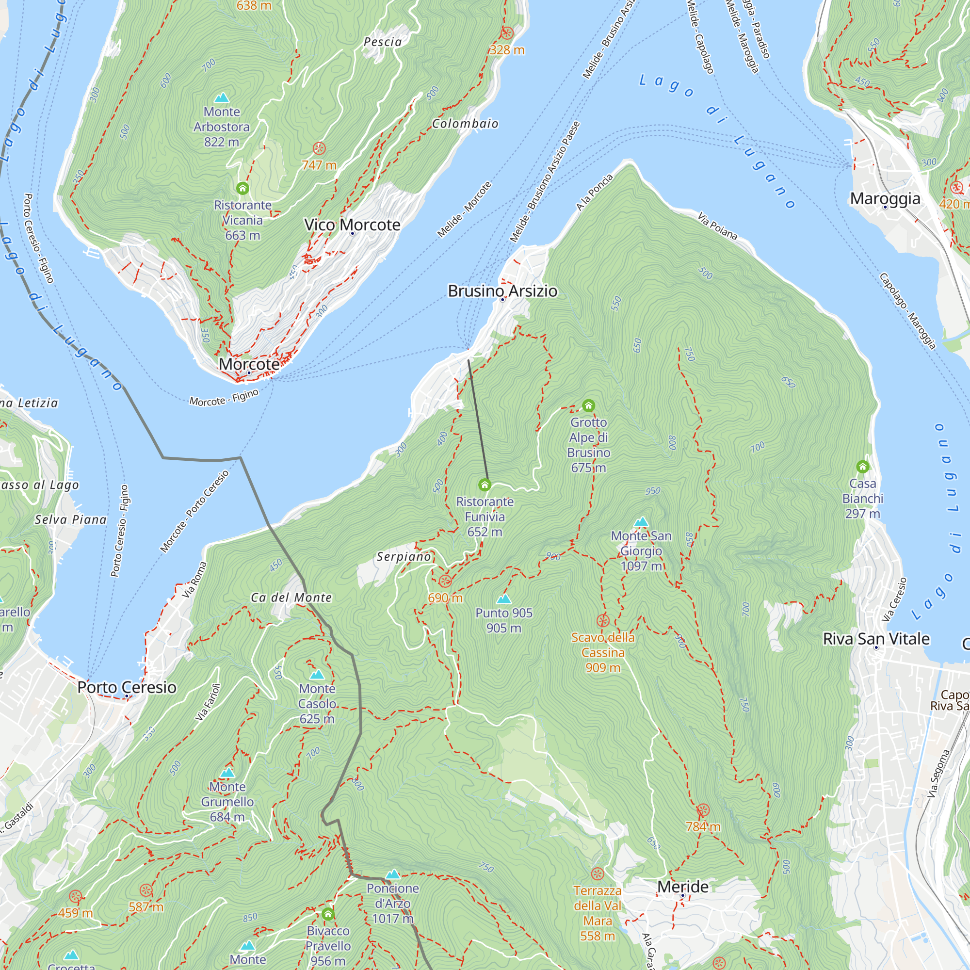 Ristorante Funivia map