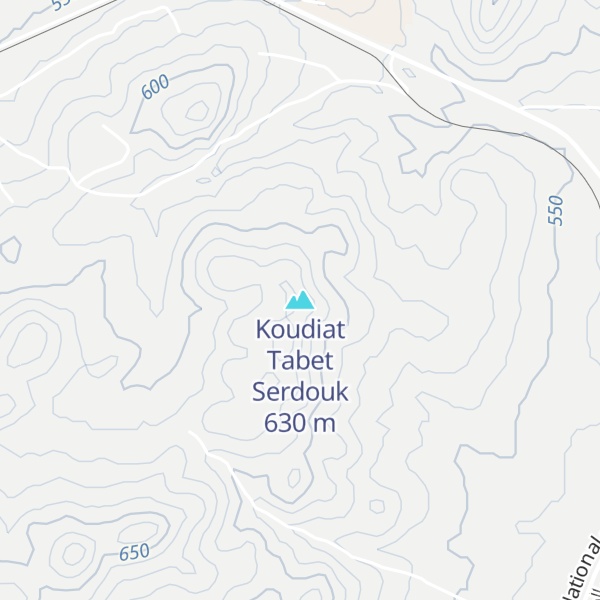 Map of Koudiat Tabet Serdouk