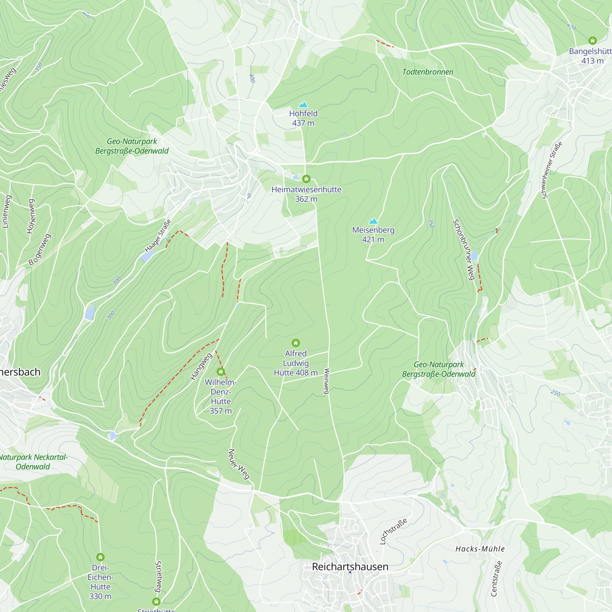 Haag-Hütte map