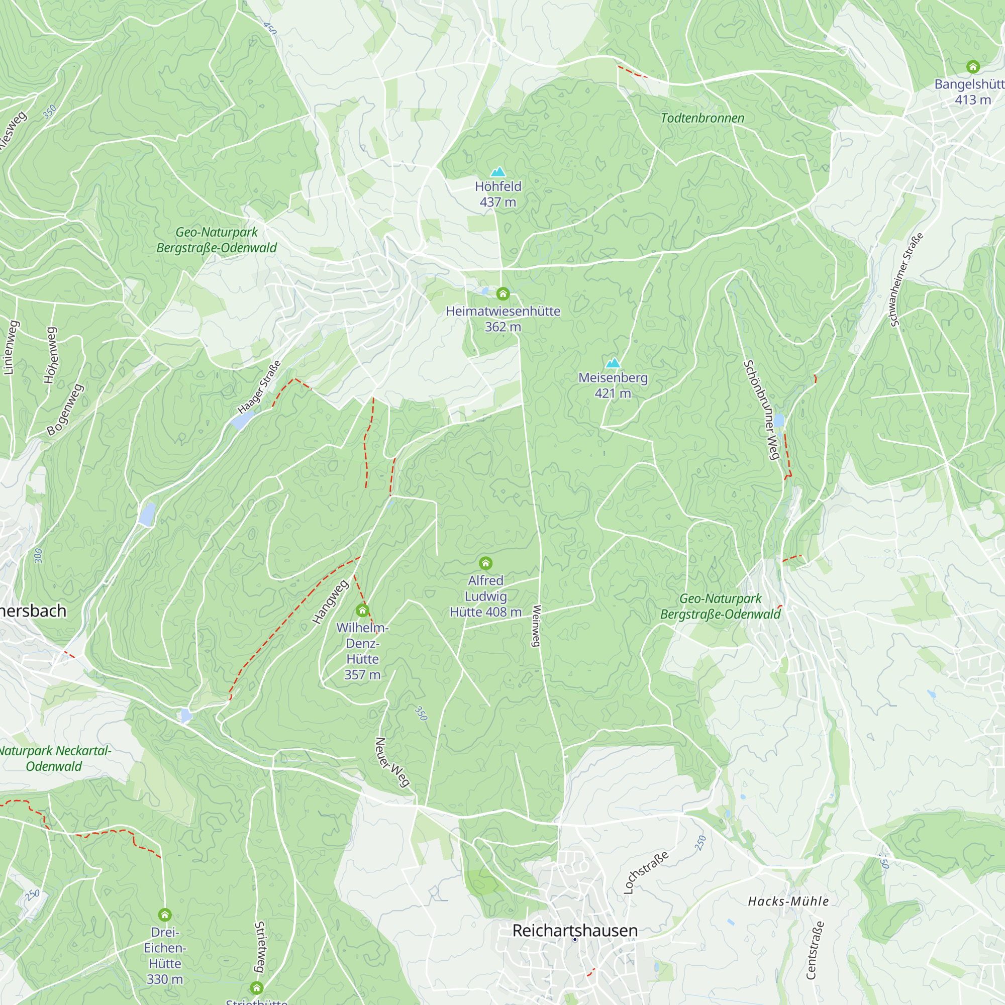 Haag-Hütte map