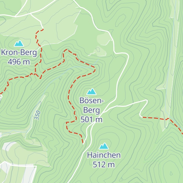 Map of Bösen-Berg