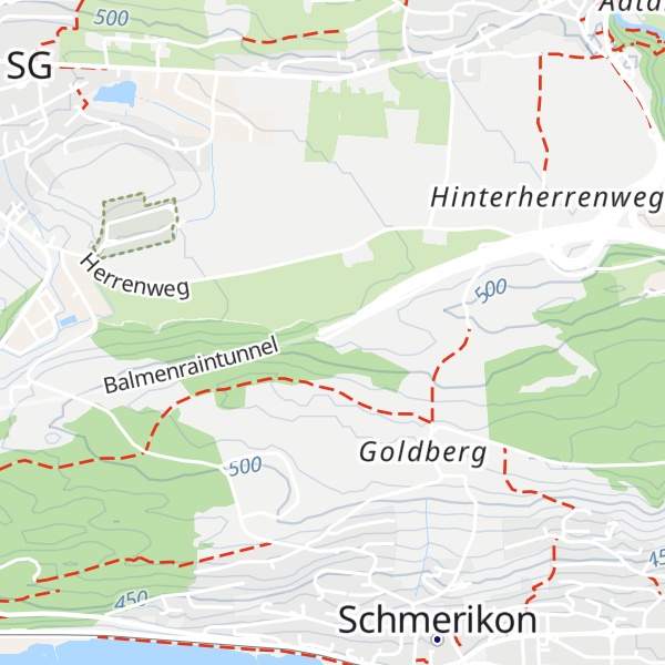 Map of Zentrale Balmen