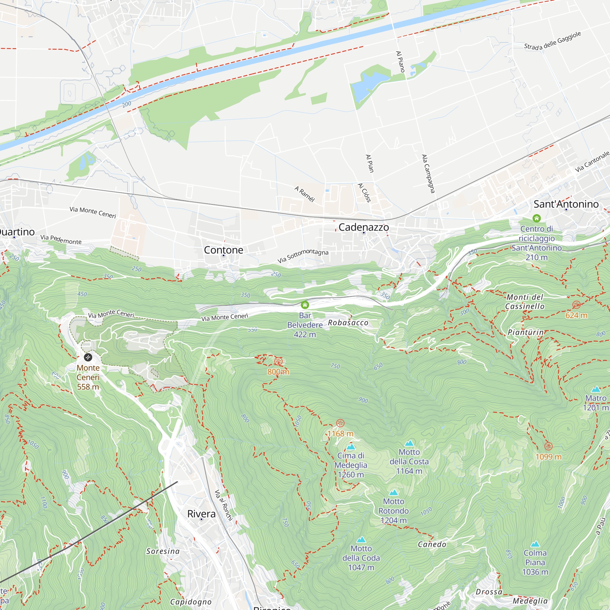 Bar Belvedere map