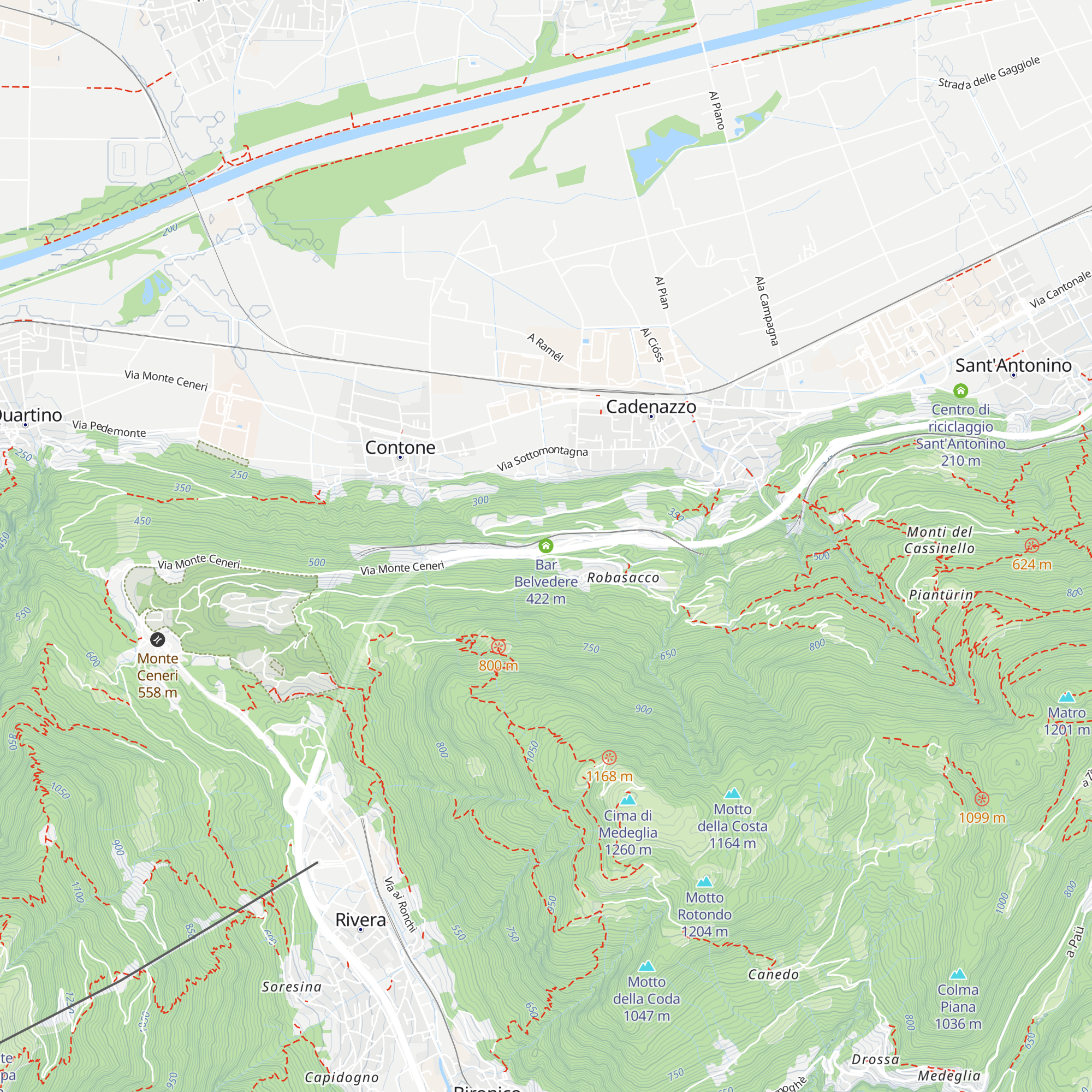 Bar Belvedere map