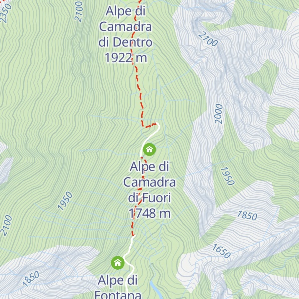 Map of Alpe di Camadra di Fuori