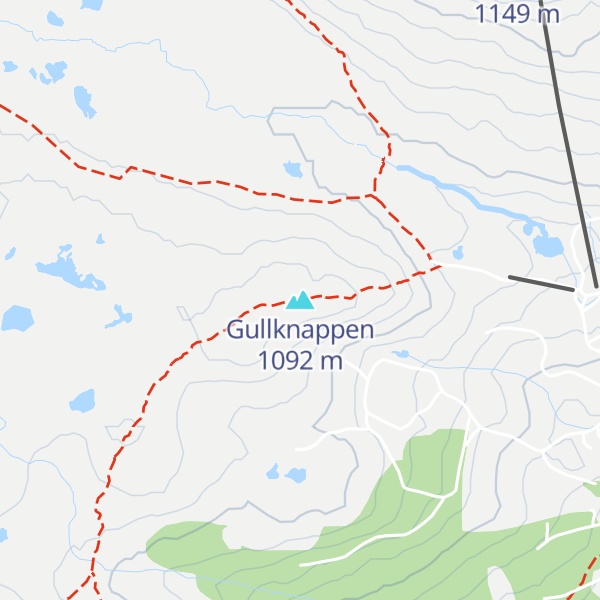 Map of Gullknappen