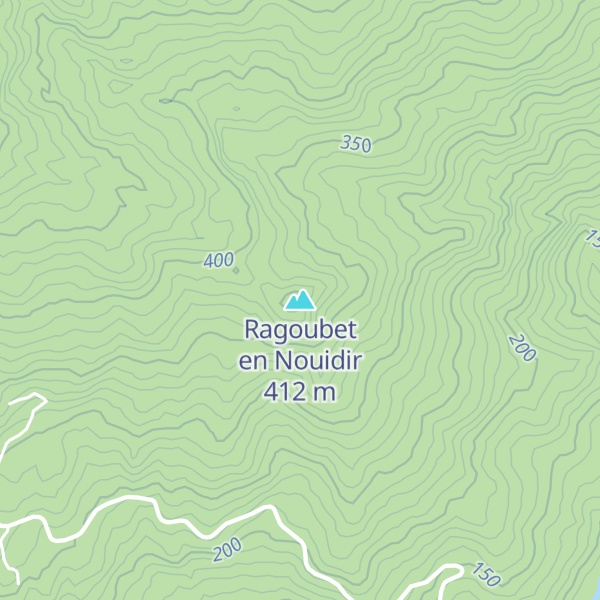 Map of Ragoubet en Nouidir