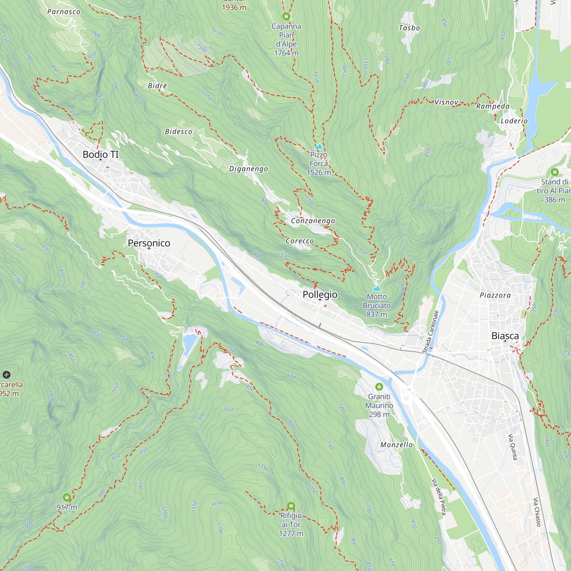 Alla Botte map
