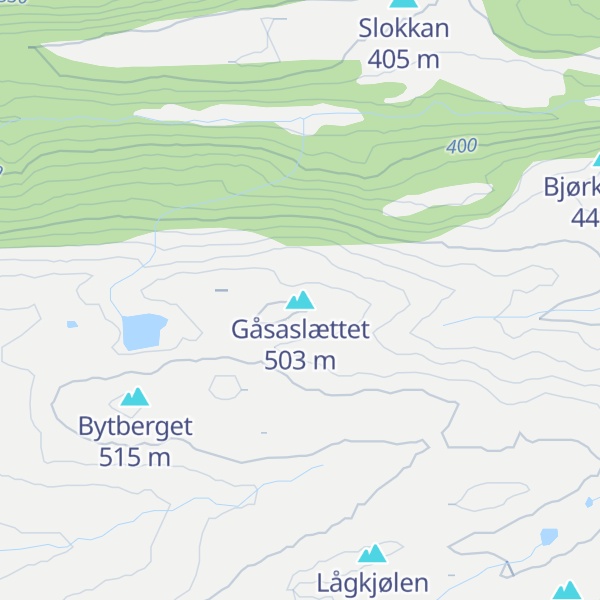 Map of Gåsaslættet
