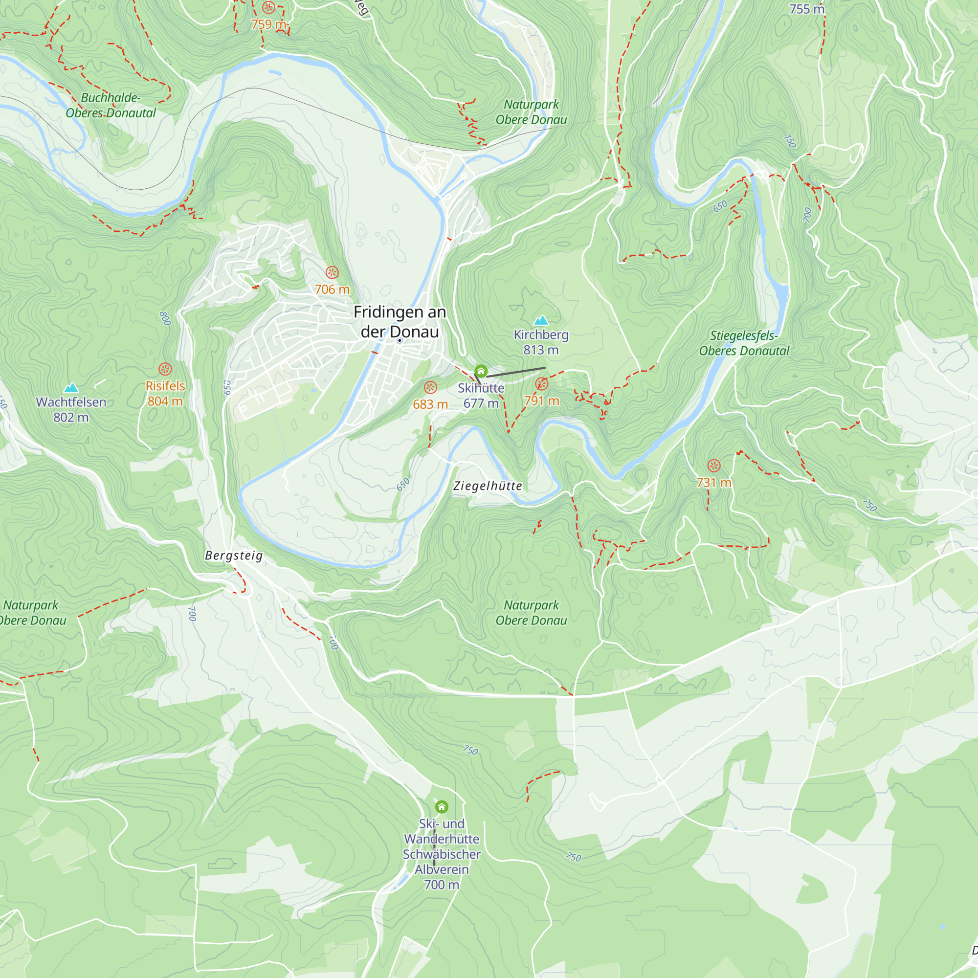 Vesperstube Ziegelhütte map