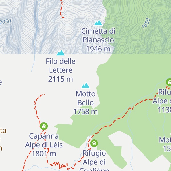 Map of Motto Bello