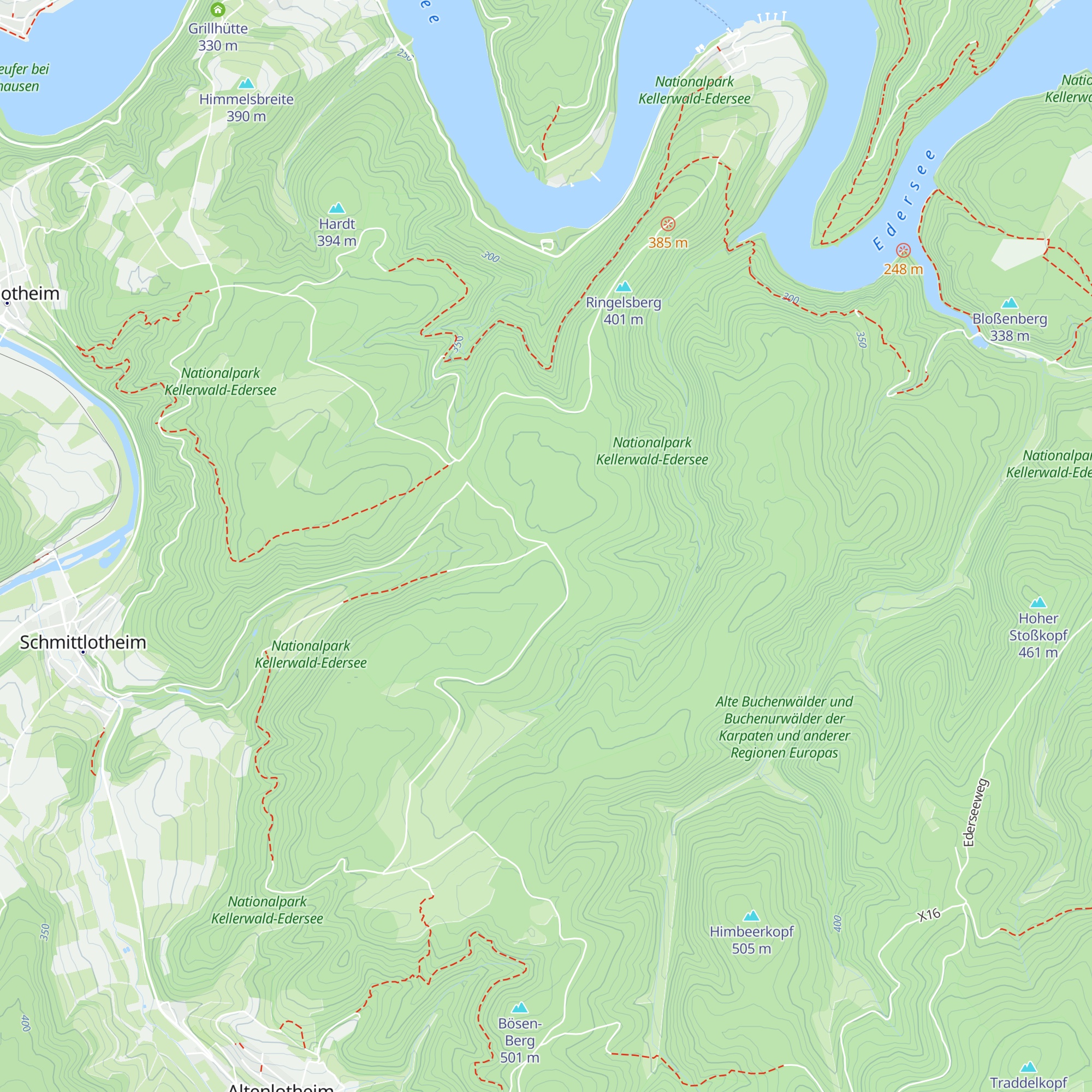 Sauhütte map