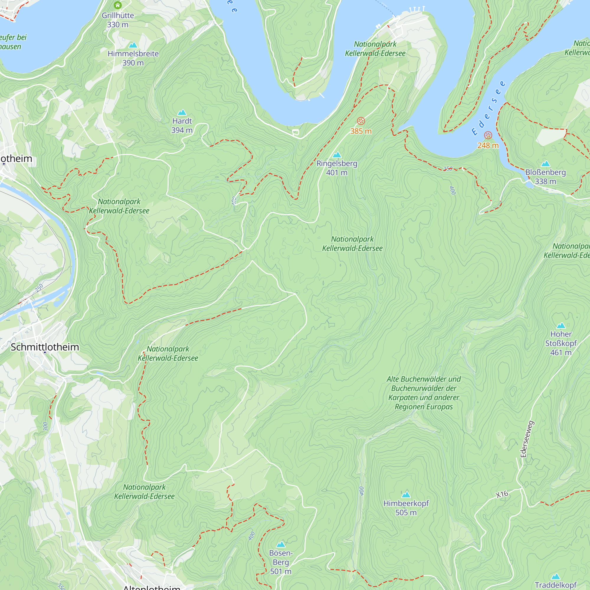 Sauhütte map