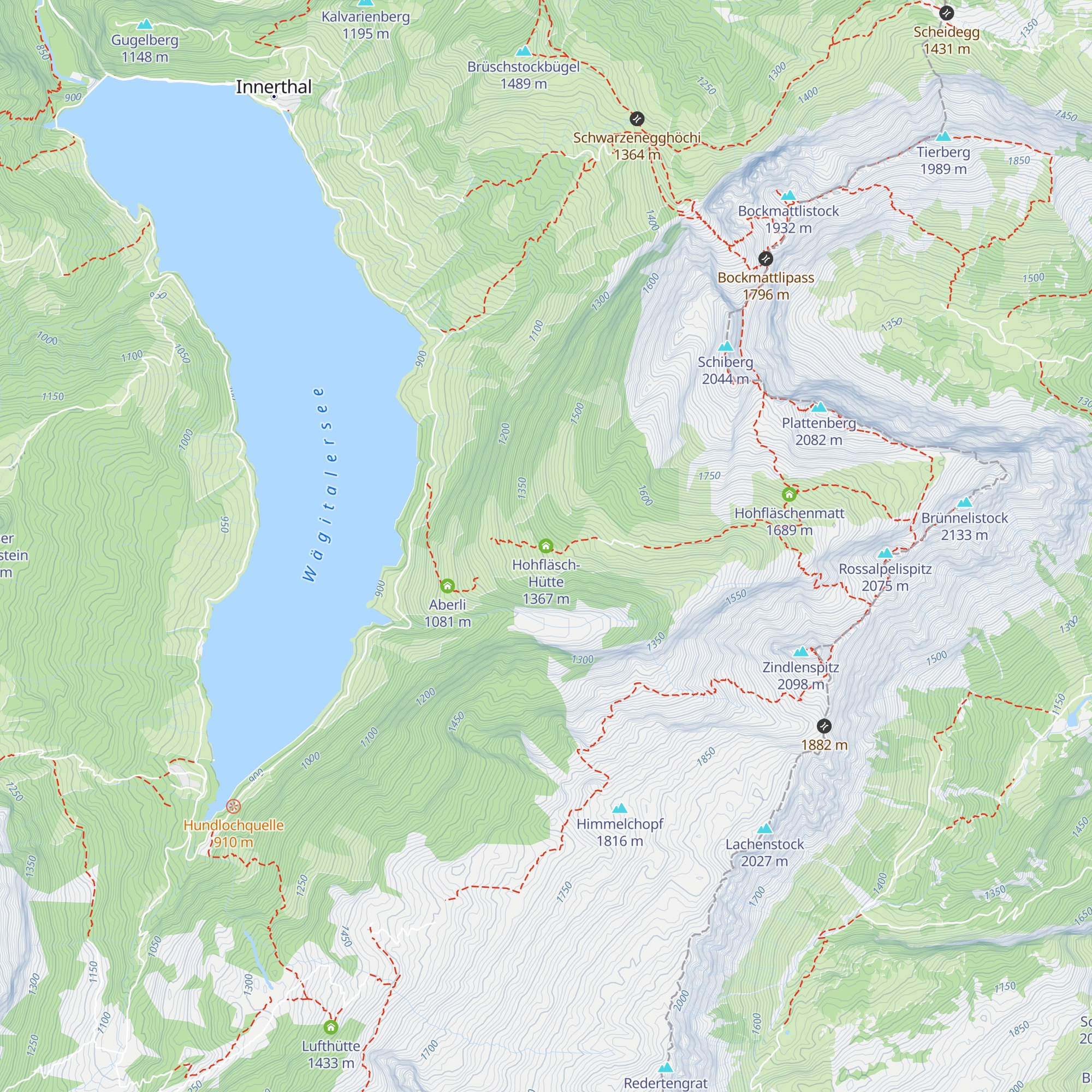 Hohfläsch-Hütte map