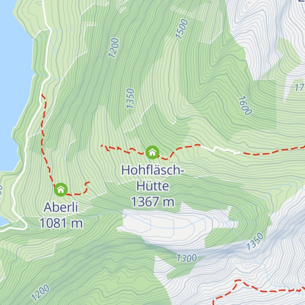 Map of Hohfläsch-Hütte